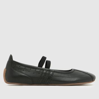 schuh Schwarz Marlo Leather Sneakerina Damen Sneaker