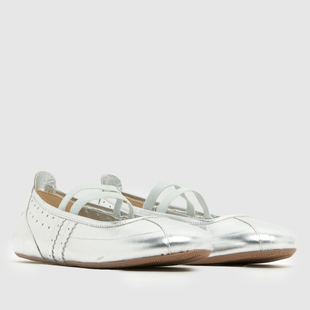schuh Marlo Leather Sneakerina in Silver schuh Marlo Leather Sneakerina 8