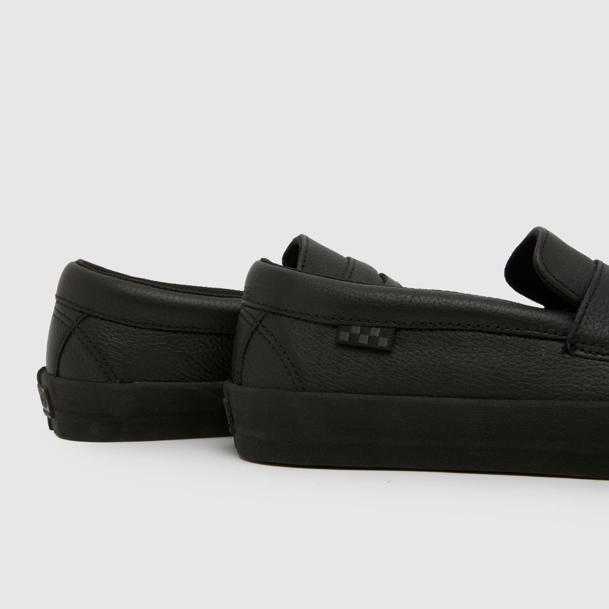 新品 VANS SKATE LOAFER 26cm BLACK 25FW Womens Black Vans Skate Loafer Trainers | schuh