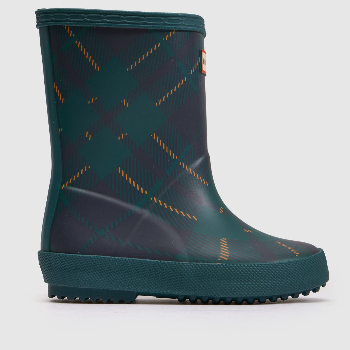 HUNTER BOOTS First Tartan Print Toddler in Green Multi HUNTER BOOTS First Tartan Print
