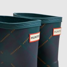 HUNTER BOOTS First Tartan Print Toddler in Green Multi HUNTER BOOTS First Tartan Print,3 of 4