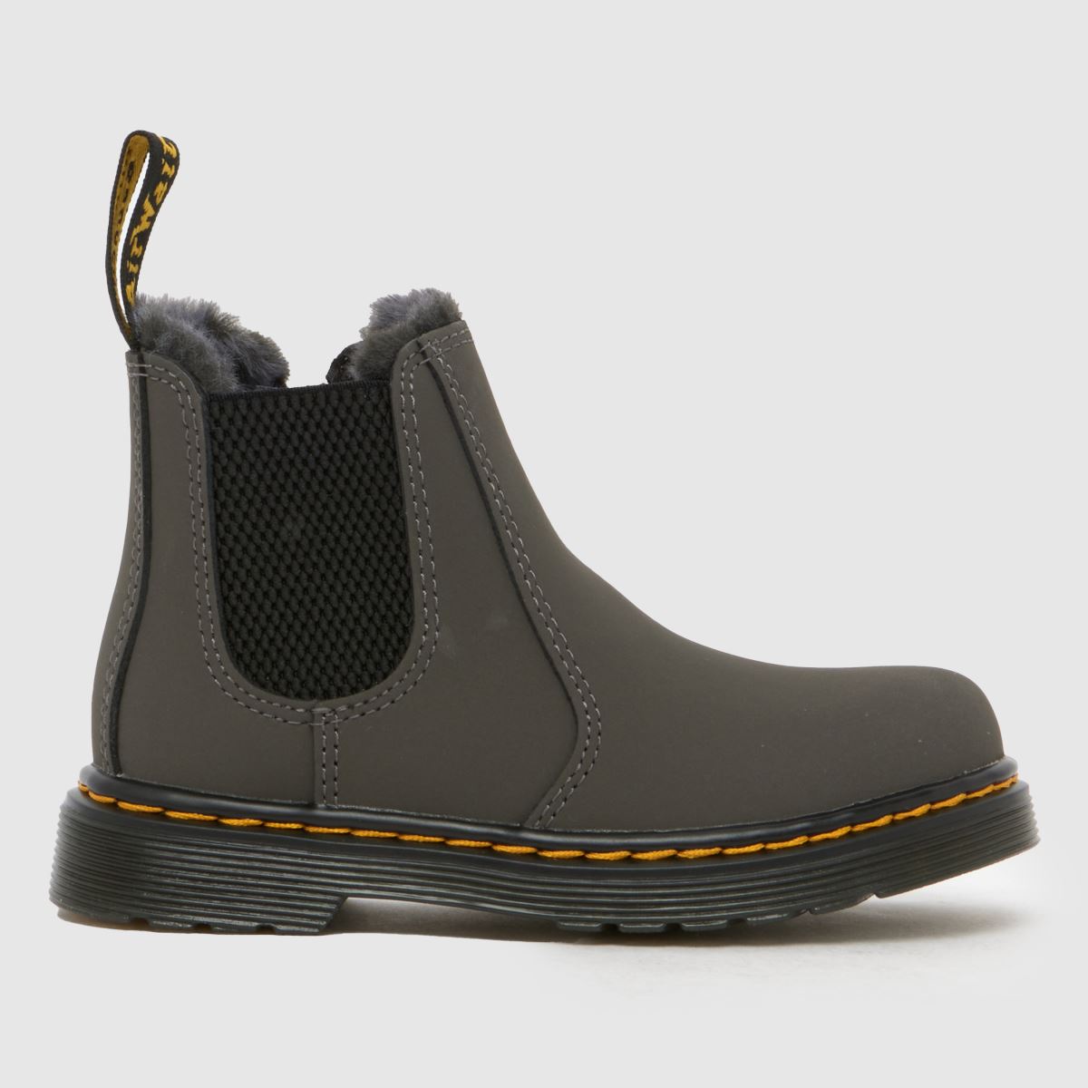 Dr. Martens Grey 2976 Leonore Toddler Boots