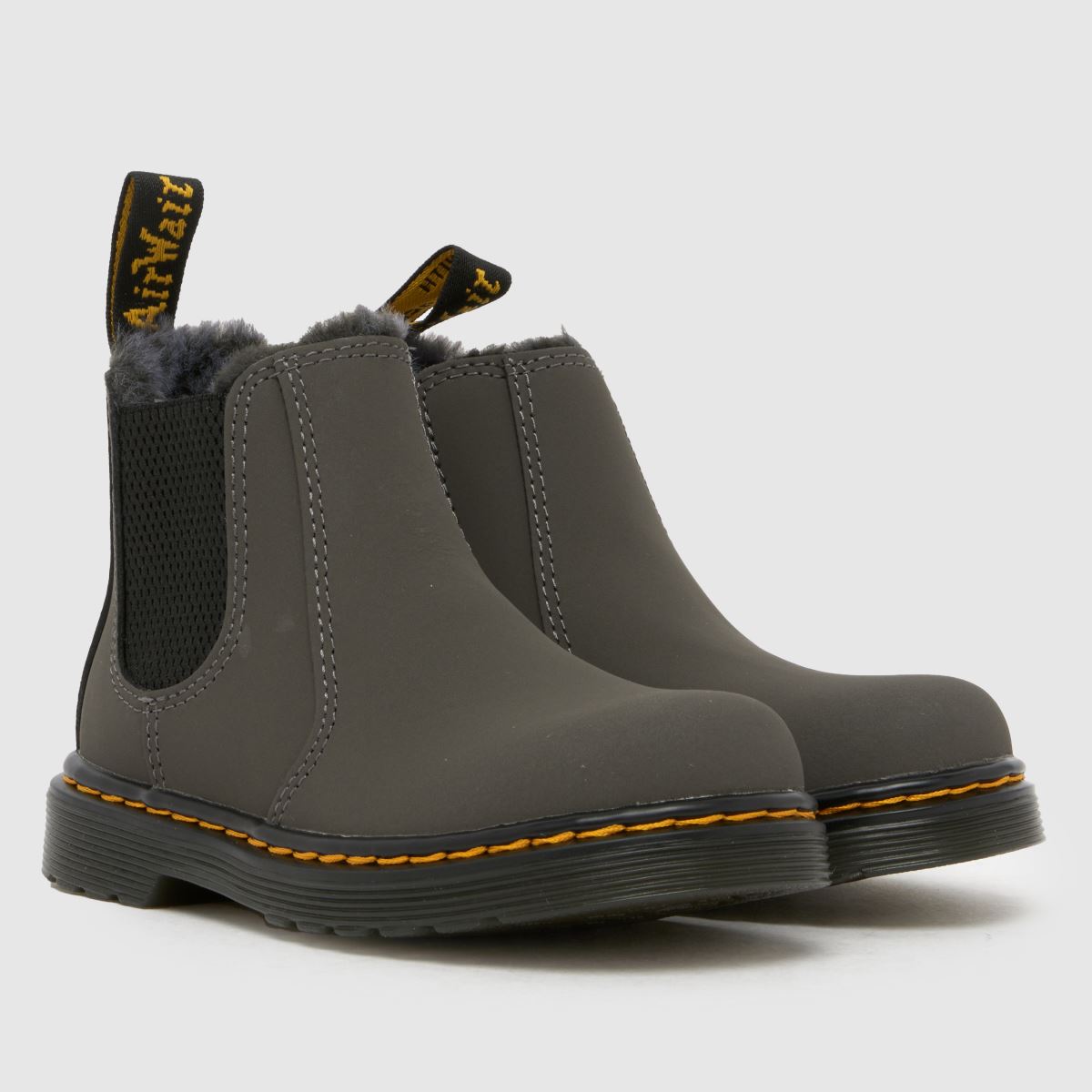 Dr Martens 2976 Leonore Toddler in Grey Dr Martens 2976 Leonore 1