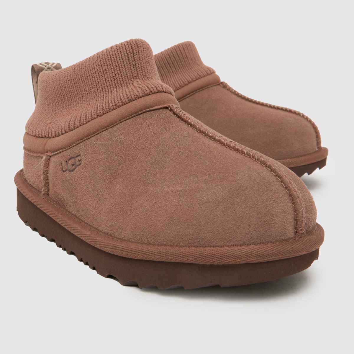 UGG Ultra Mini Stretch Cuff Toddler in Rocky Oak UGG Ultra Mini Stretch Cuff 4