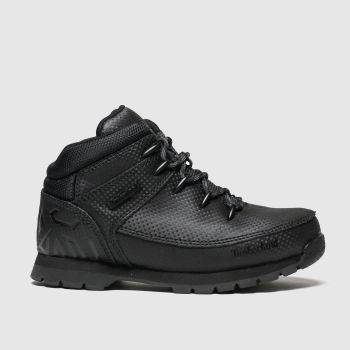 timberland black euro sprint boots junior timberland black euro sprint boots junior