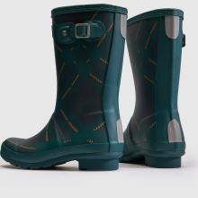 HUNTER BOOTS Original Tartan Print Junior in Green Multi HUNTER BOOTS Original Tartan Print,4 of 4