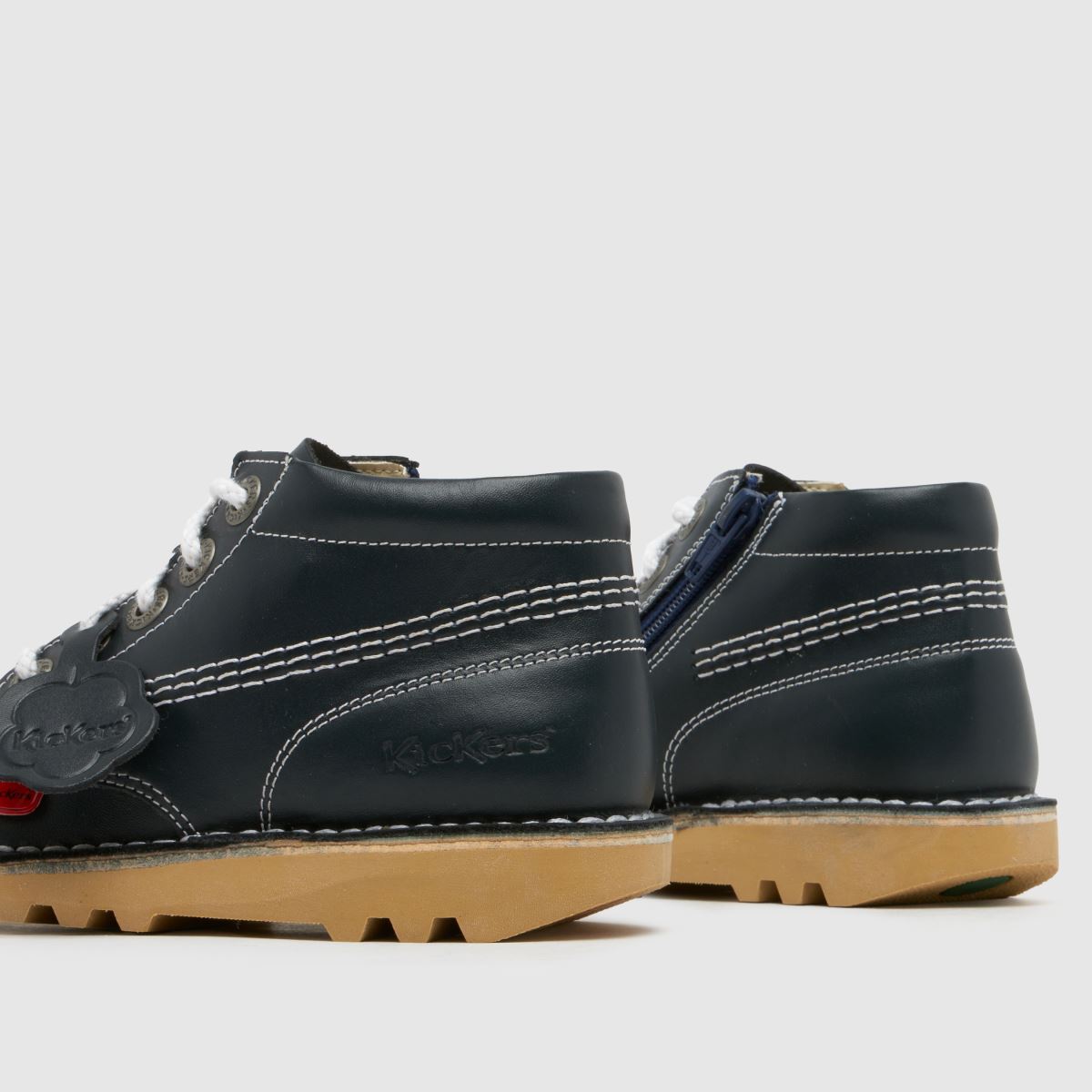 Kickers Kick Hi Zip Junior in Navy Kickers Kick Hi Zip 7