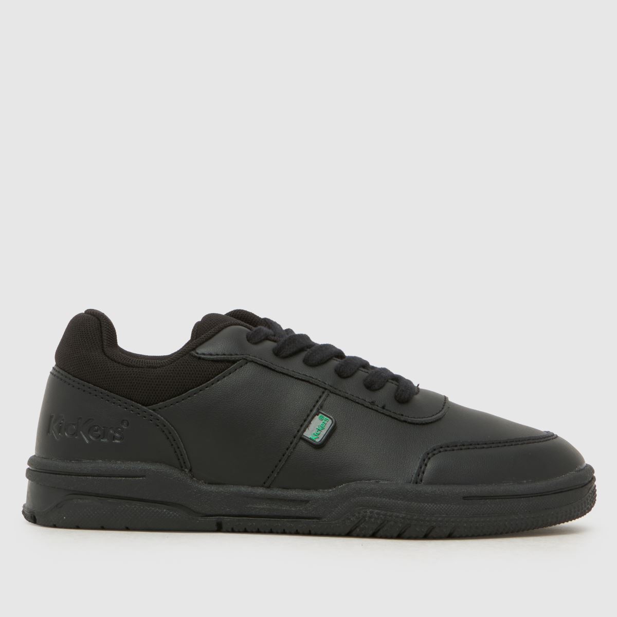 Kickers Black Mervan Lacer Junior Shoes