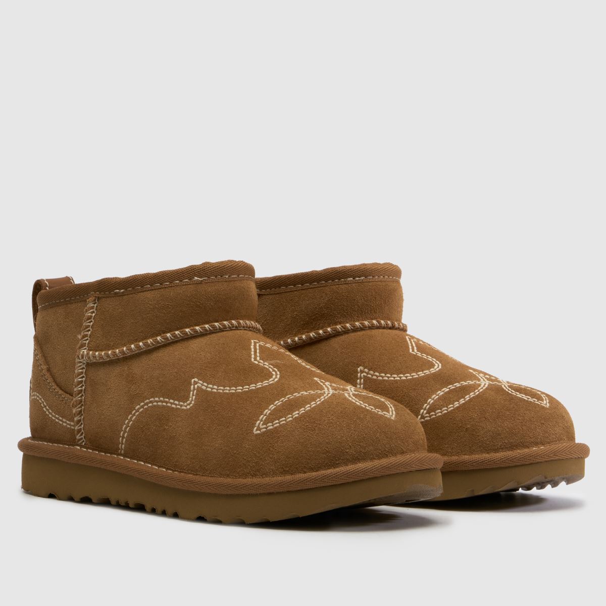 UGG Classic Ultra Mini Junior in Chestnut UGG Classic Ultra Mini 1