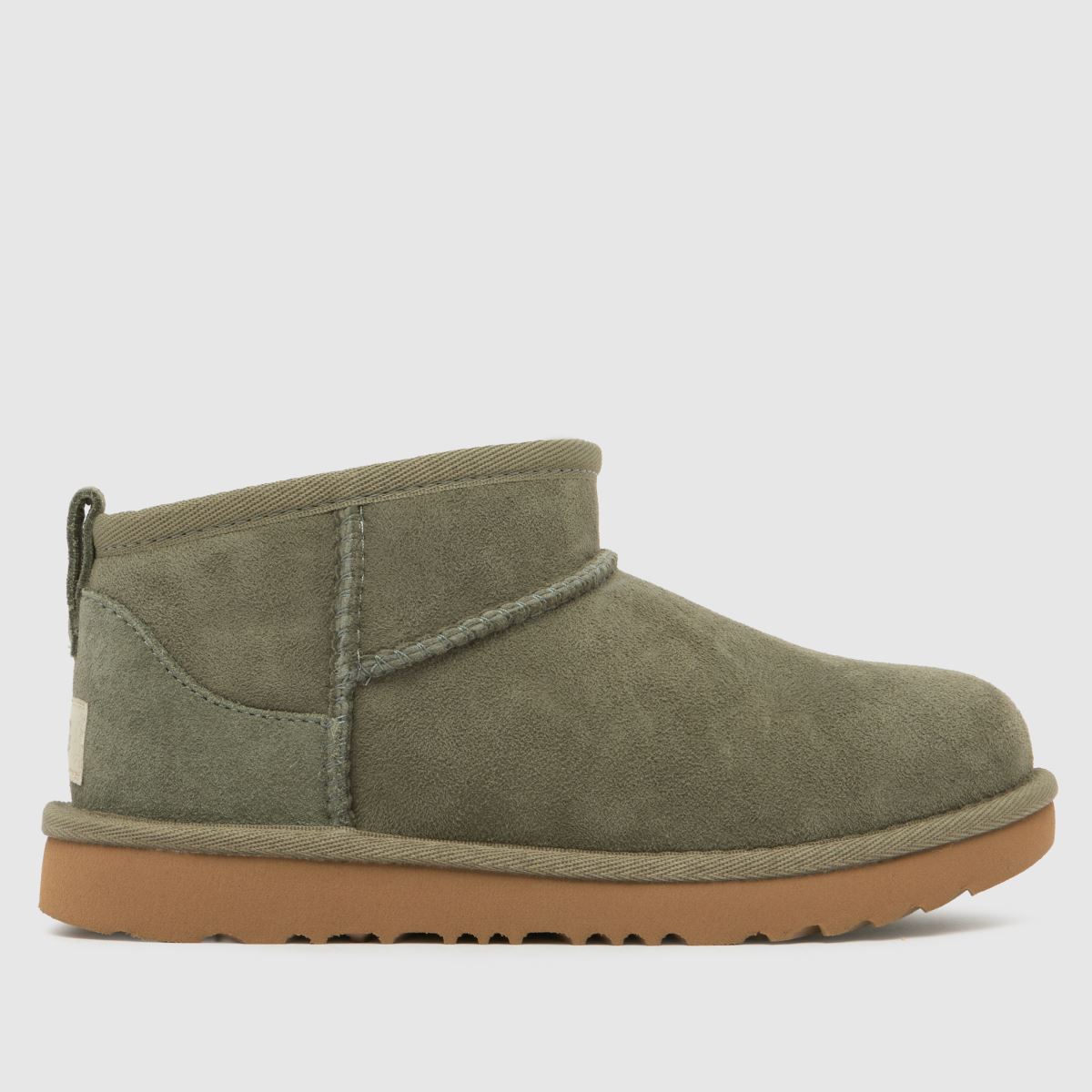 UGG Moss Green Classic Ultra Mini Junior Boots