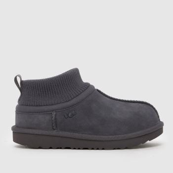 UGG Grey Ultra Mini Stretch Cuff Junior