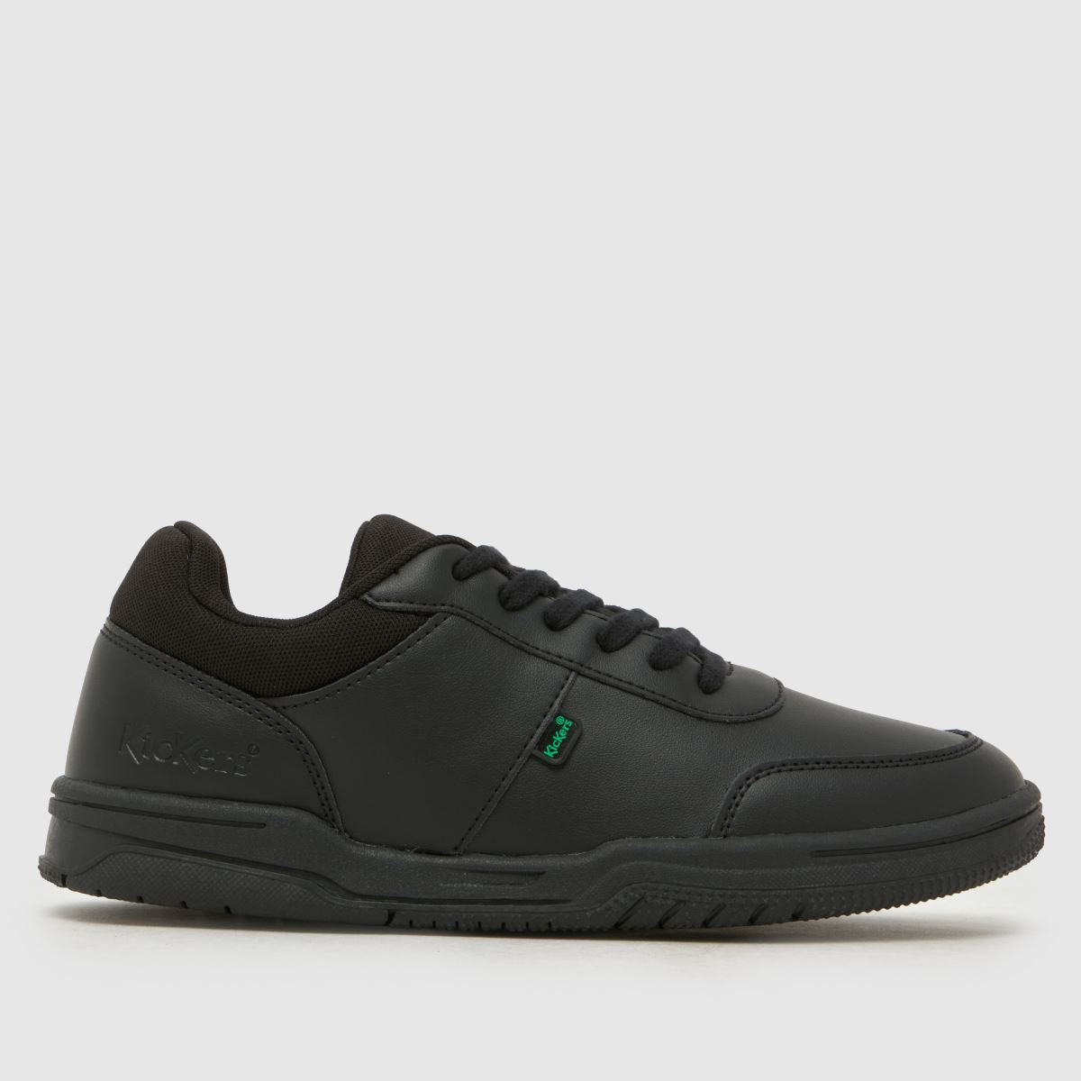 Kickers Black Mervan Lacer Youth Shoes