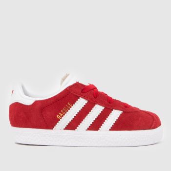 adidas Red Multi Gazelle Toddler