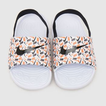 Nike White Multi Kawa Toddler