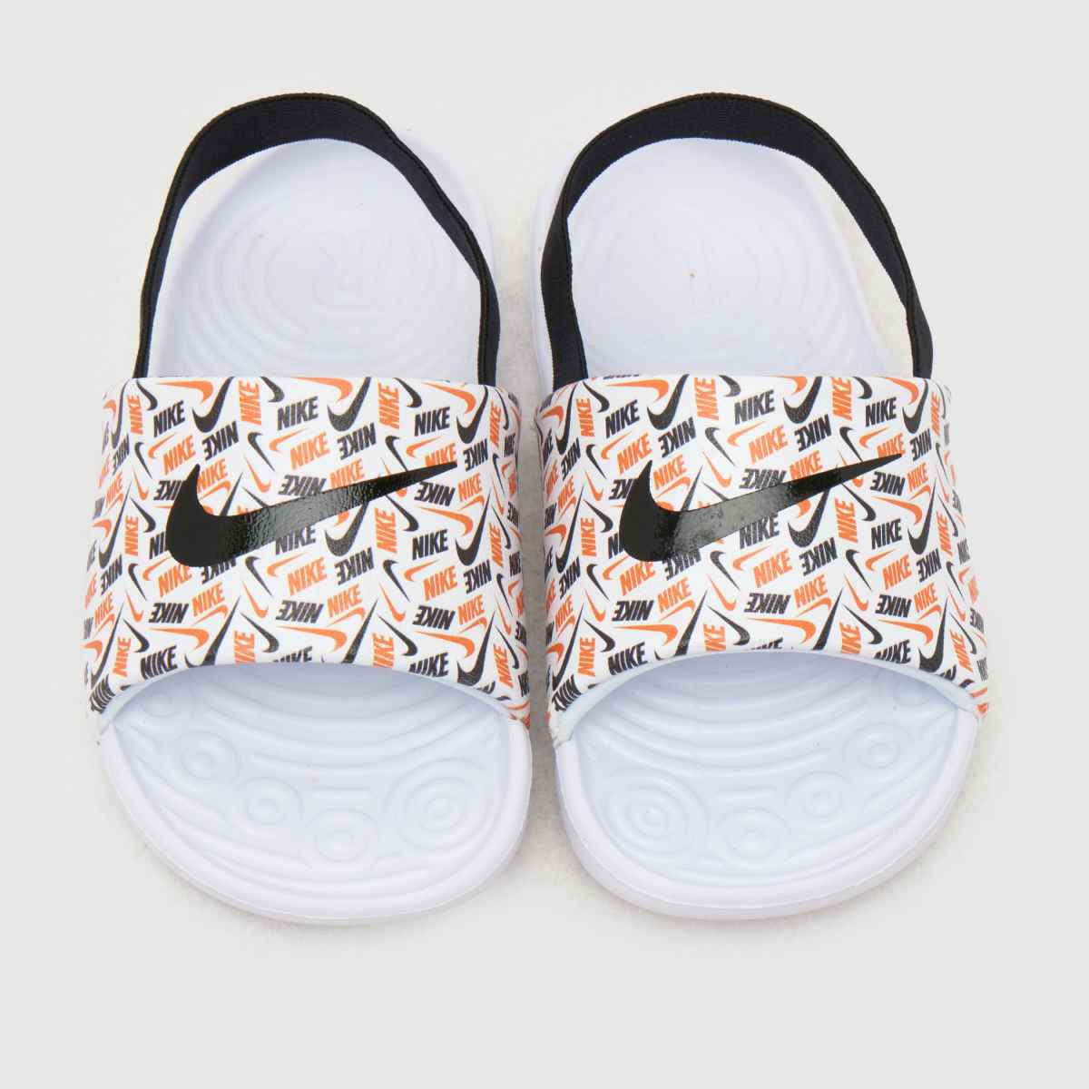 Nike White Multi Kawa Toddler Sandals