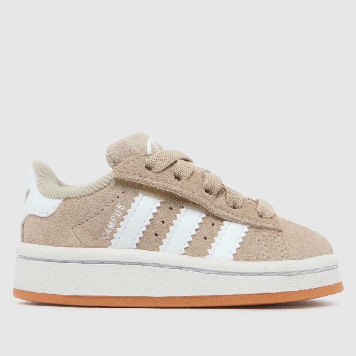 adidas White & Beige Campus 00S Toddler Trainers, Size: 8 (EU 25½)
