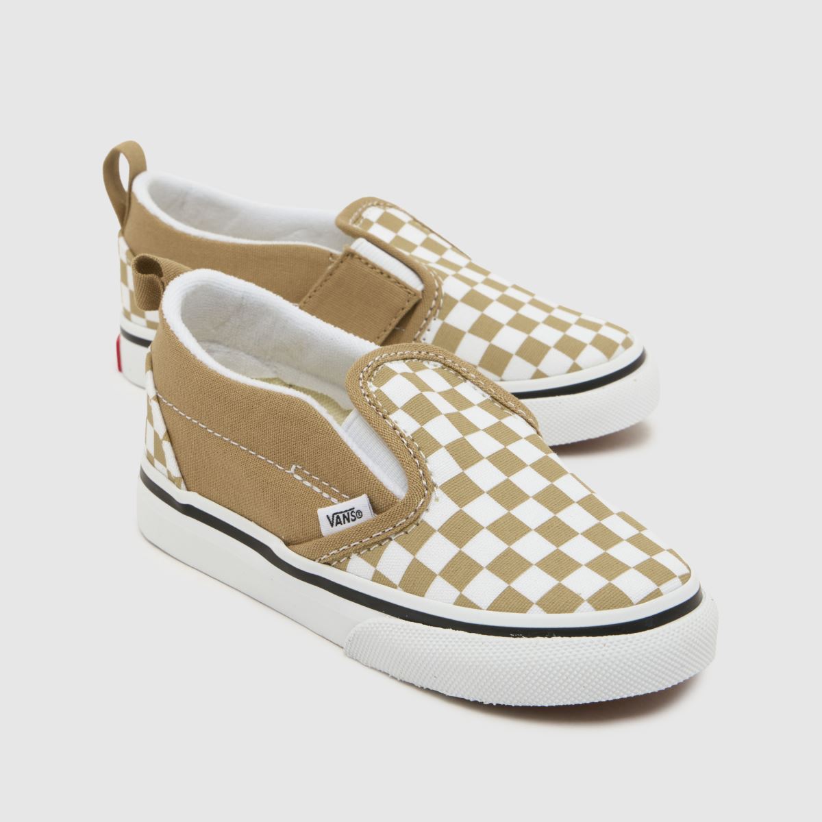 Vans Classic Slip-On Toddler in Beige Multi Vans Classic Slip-On 4