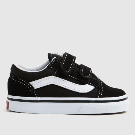 Boys black shop velcro vans