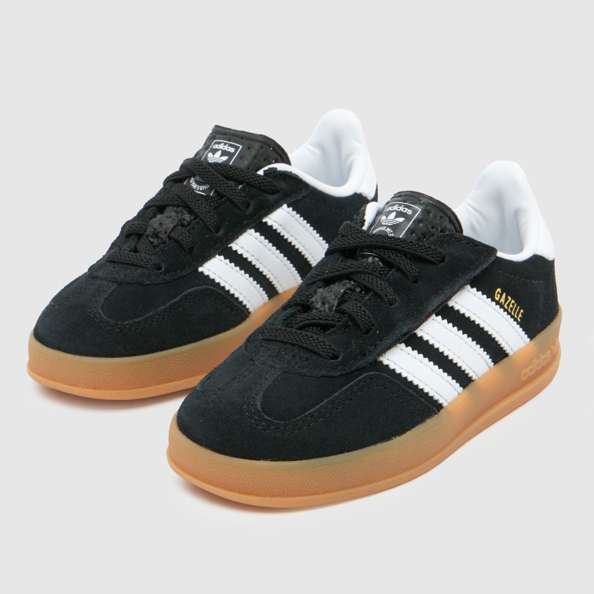 adidas gazelle silver green womens Shop Black Mens Gazelle Indoor Lace Up Sneakers – Shoebacca main image 0