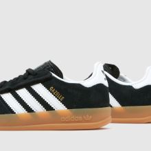 adidas Gazelle Indoor Toddler in Black & White adidas Gazelle Indoor,4 of 4