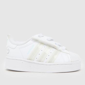 adidas White Superstar LED Lights Toddler