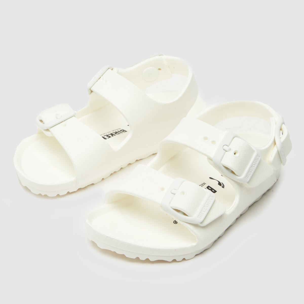 BIRKENSTOCK White Milano EVA Toddler Sandals BIRKENSTOCK White Milano EVA Toddler Sandals