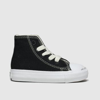 Converse black & white chuck taylor all star renew hi trainers toddler Converse black & white chuck taylor all star renew hi trainers toddler