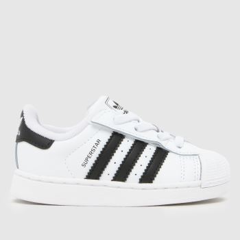 adidas White Superstar II Toddler