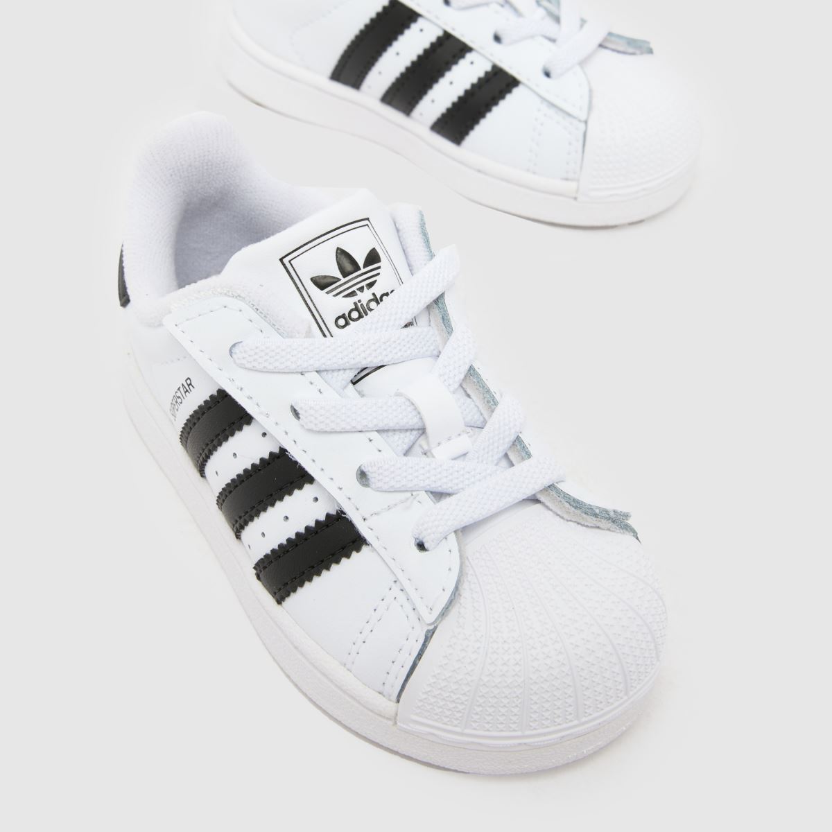 Kinder adidas Weiß Superstar Ii Sneaker adidas Superstar II 4