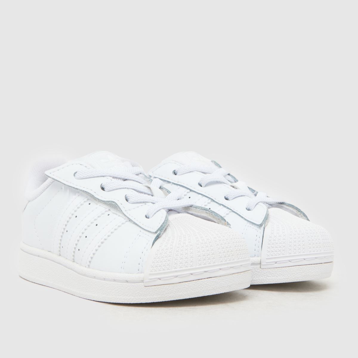 adidas Superstar II Toddler in White adidas Superstar II 1