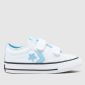 White & Pl Blue