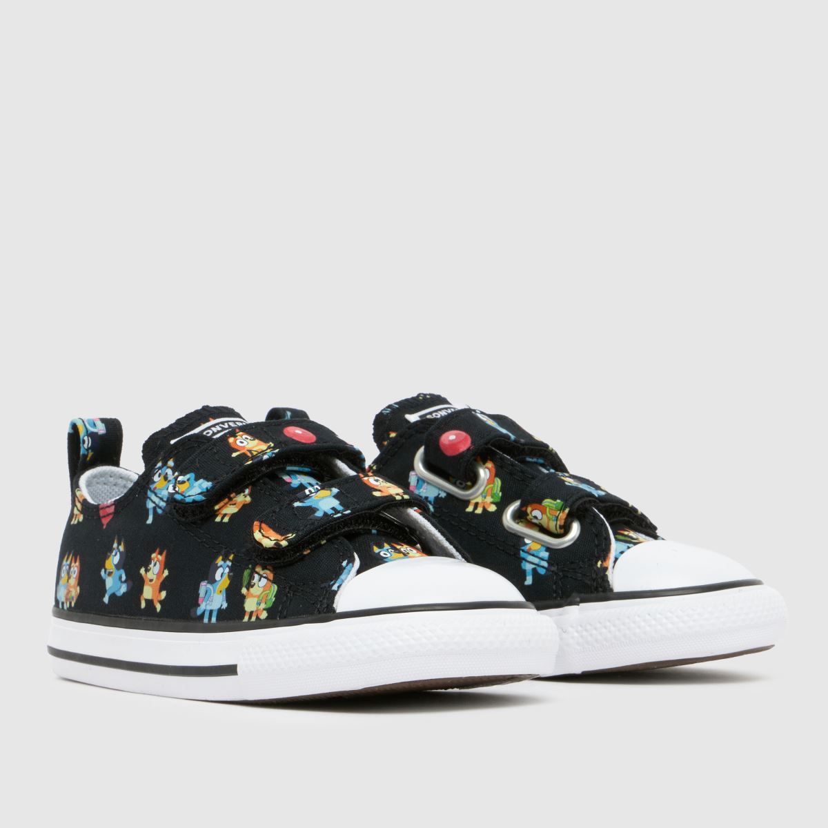 Converse X Bluey All Star Lo 2V Toddler in Black Multi Converse X Bluey All Star Lo 2V 1