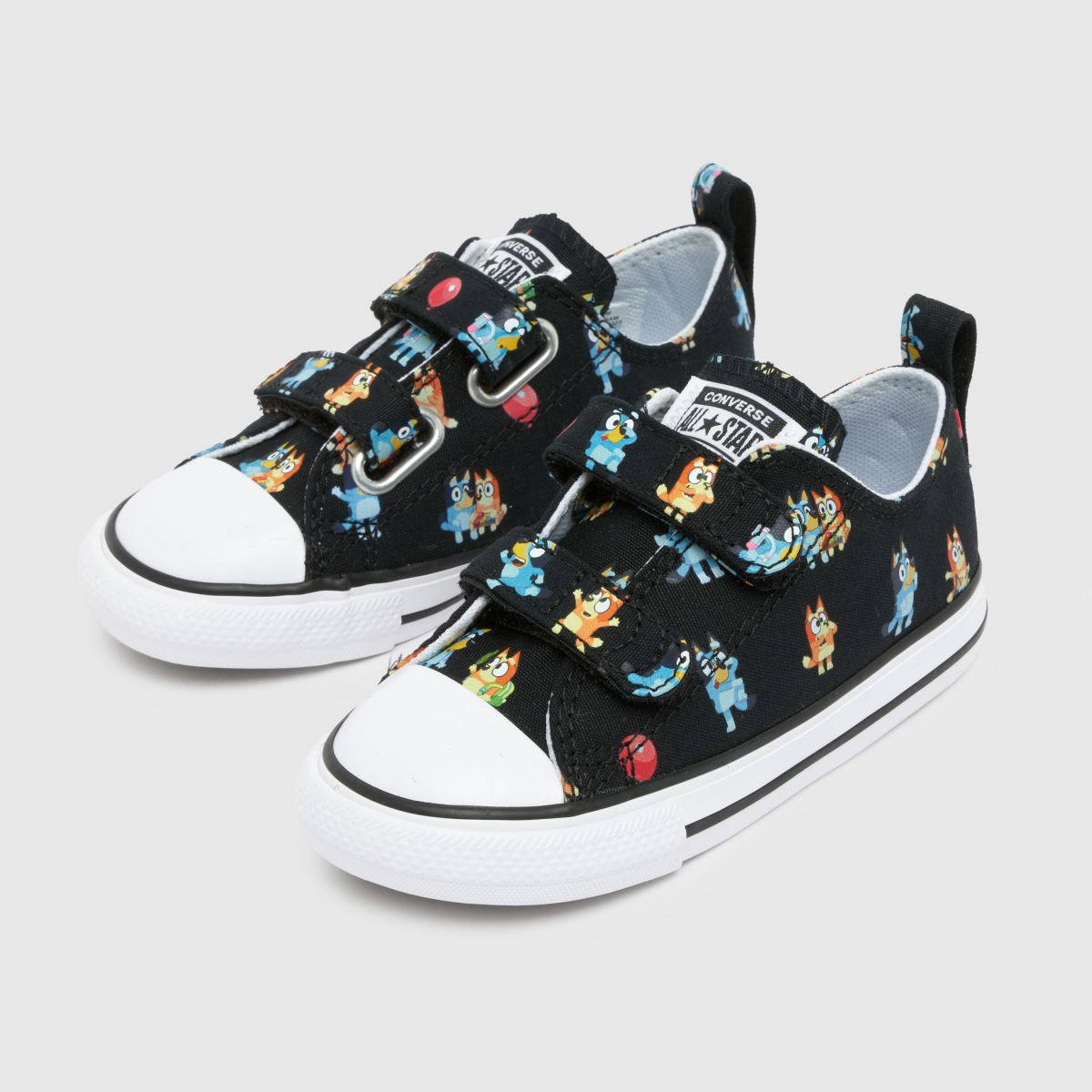 Converse X Bluey All Star Lo 2V Toddler in Black Multi Converse X Bluey All Star Lo 2V 4