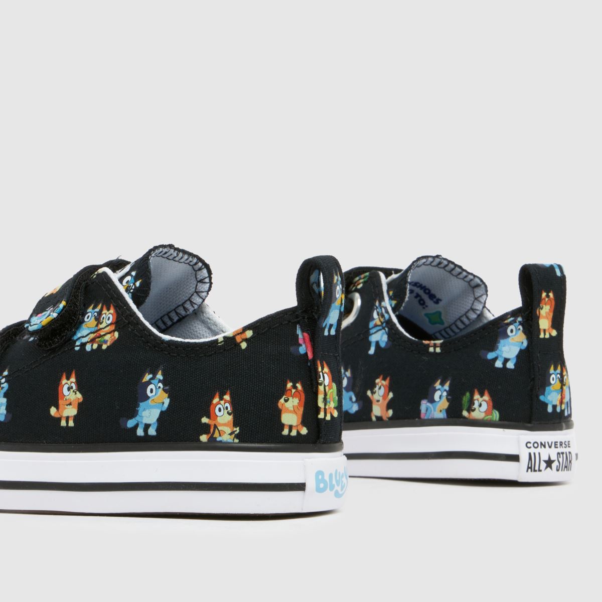 Converse X Bluey All Star Lo 2V Toddler in Black Multi Converse X Bluey All Star Lo 2V 7