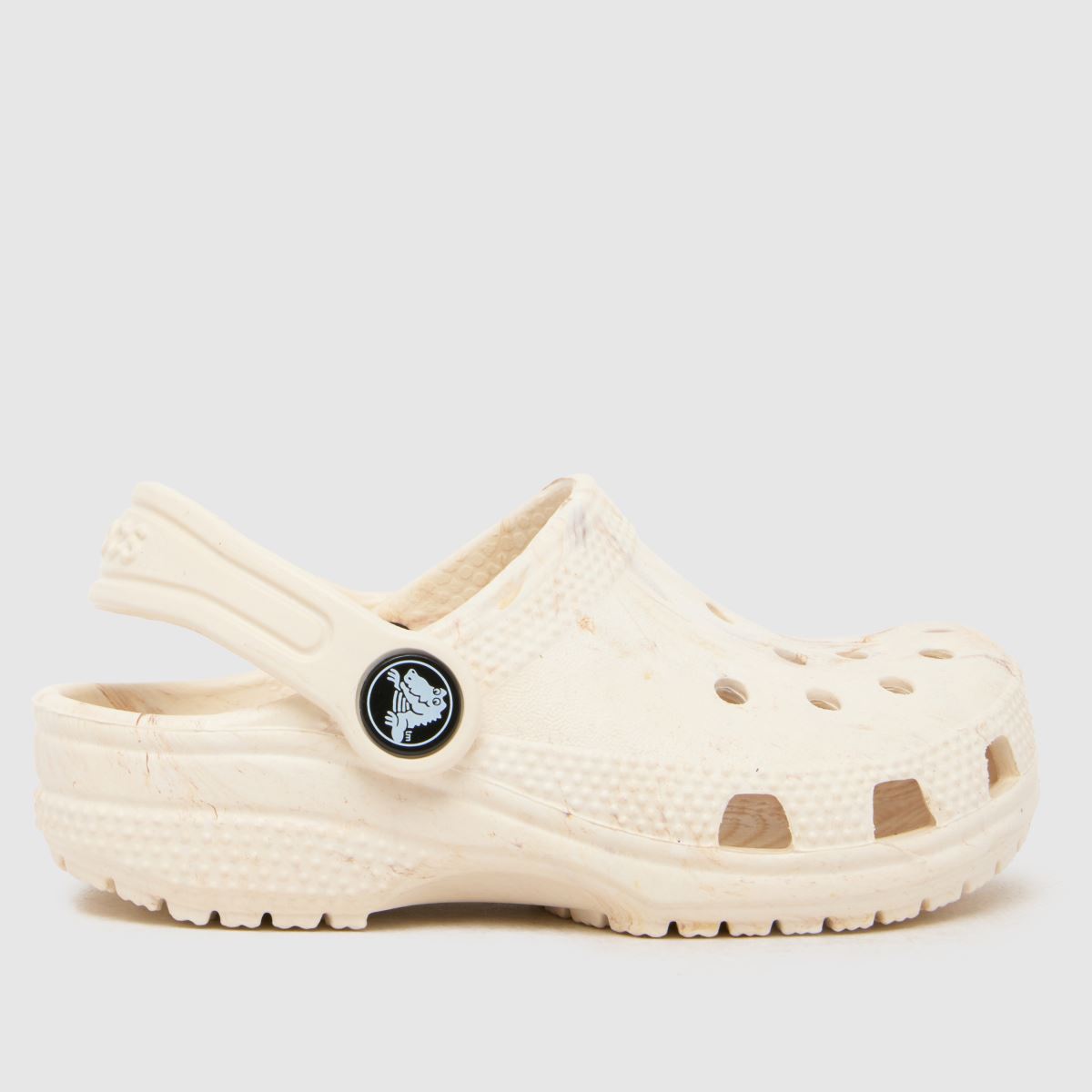 Crocs Beige Classic Clog Toddler Trainers
