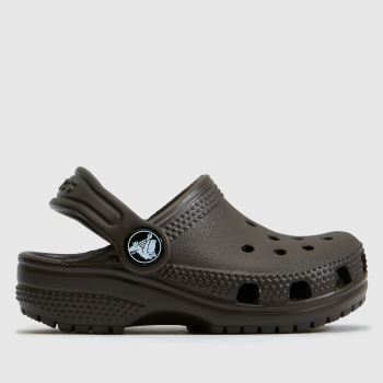 Crocs Dark Brown Classic Clog Toddler