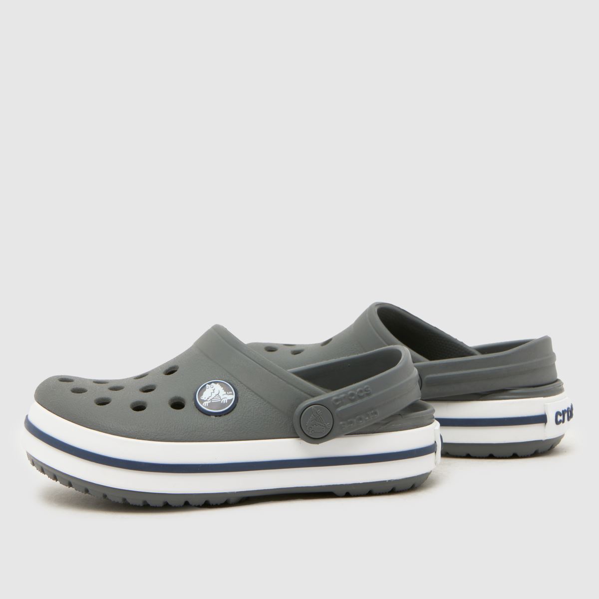 Crocs Crocband Clog Toddler in Grey & Navy Crocs Crocband Clog 7