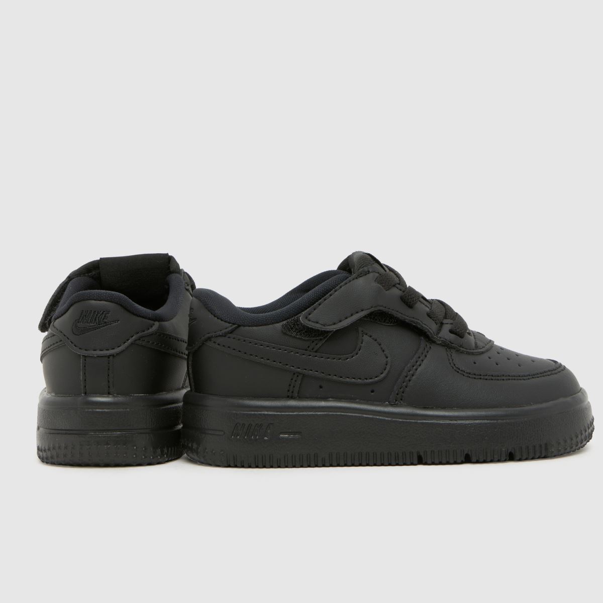 Kinder Nike Schwarz Force 1 Low Easyon Sneaker Nike Force 1 Low EasyOn 7
