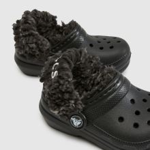 Crocs Classic Fleece Lined Clog Toddler in Black Crocs Classic Fleece Lined Clog,4 of 4