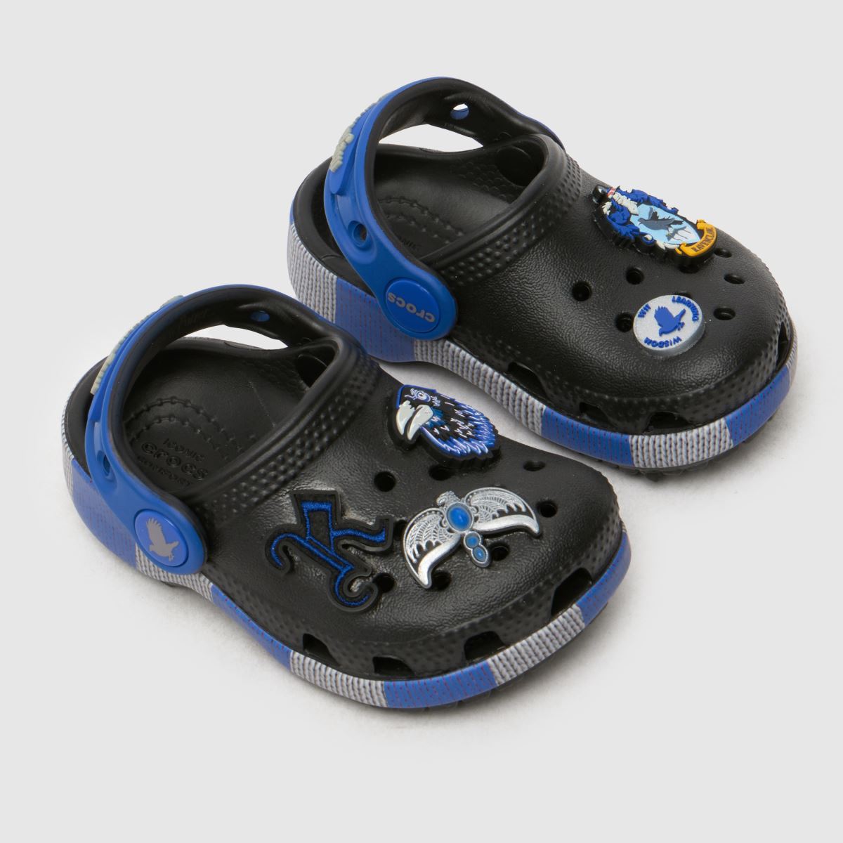 Crocs Ravenclaw Clog Toddler in Black and blue Crocs Ravenclaw Clog 4