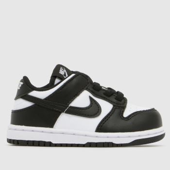 Nike White & Black Dunk Low Toddler