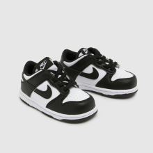 Nike Dunk Low Toddler in White & Black Nike Dunk Low,3 of 4