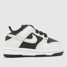 Nike Dunk Low Toddler in White & Black Nike Dunk Low,1 of 4