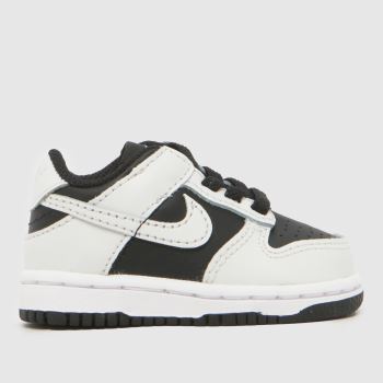 Nike White & Black Dunk Low Toddler