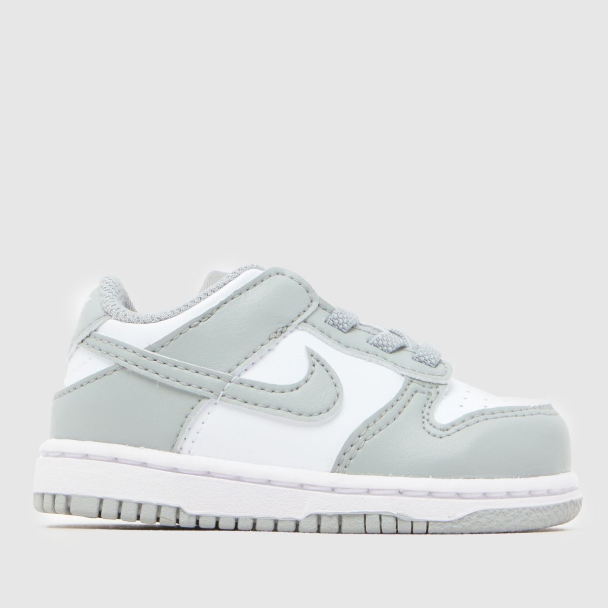 Nike White & grey Dunk Low Toddler Trainers