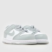 Nike Dunk Low Toddler in White & grey Nike Dunk Low,2 of 4