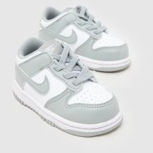 Nike Dunk Low Toddler in White & grey Nike Dunk Low,3 of 4