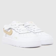 Nike Force 1 Low EasyOn Toddler in White & Beige Nike Force 1 Low EasyOn,2 of 4