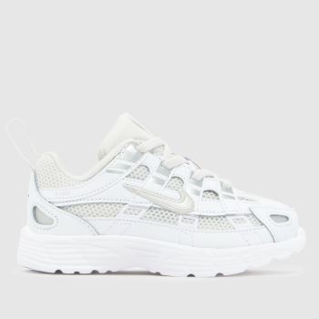 Nike White P-6000 Toddler