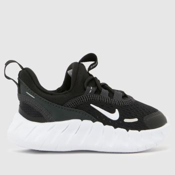 Nike Black & White Free Ride Toddler
